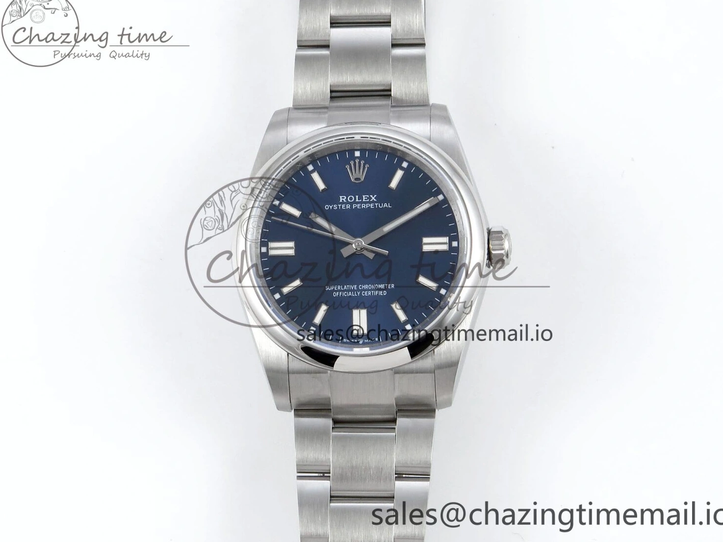 Dial 126000 Steel Oyster Blue Edition 36mm Best A3230 1:1 DIWF Perpetual 904L 0418
